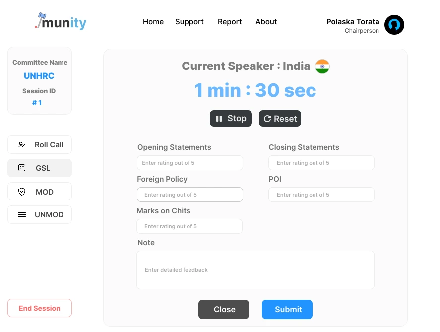 MUNity Solutions Project